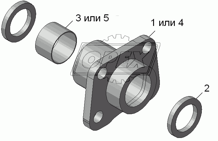Опора разжимного кулака 96741-3502128